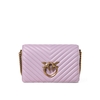 BORSA A TRACOLLA LOVE CLICK CLASSIC CHEVRON GLICINE PINKO