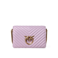 BORSA A TRACOLLA LOVE CLICK CLASSIC CHEVRON GLICINE PINKO