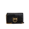 BORSA A TRACOLLA LOVE CLICK CLASSIC CHEVRON NERA PINKO