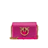 BORSA A TRACOLLA LOVE CLICK MINI FULL STRASS FUCSIA PINKO