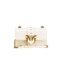 BORSA A TRACOLLA LOVE MINI ICON SIMPLY 15 CL AVORIO PINKO