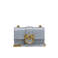 BORSA A TRACOLLA LOVE MINI ICON SIMPLY 15 CL GRIGIO PINKO