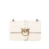 BORSA A TRACOLLA LOVE ONE CLASSIC AVORIO PINKO