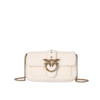 BORSA A TRACOLLA LOVE ONE POCKET JEWEL AVORIO PINKO