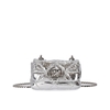 BORSA A TRACOLLA SHINY MINI ARGENTO LA CARRIE