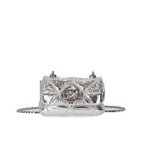 BORSA A TRACOLLA SHINY MINI ARGENTO LA CARRIE