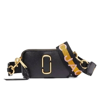 BORSA A TRACOLLA THE SNAPSHOT NERO GRIGIO MARC JACOBS
