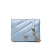 BORSA A TRACOLLA TWINS SMALL MAXY QUILT AZZURRA PINKO