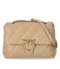 BORSA LOVE BIG PUFF BEIGE PINKO