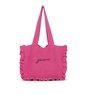 BORSA SHOPPING CROCHET ROSA GANNI