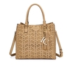 BORSA SHOPPING LASER BEIGE LA CARRIE
