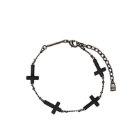 BRACCIALE JESUS NERO DSQUARED2