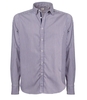 CAMICIA A RIGHE BIANCO BLU MARRONE GMF 965