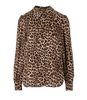 CAMICIA ANIMALIER BEIGE NERO TWINSET