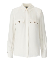 CAMICIA CON BORCHIE AVORIO ELISABETTA FRANCHI