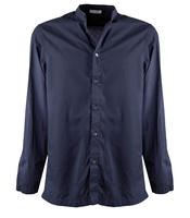 CAMICIA COREANA COTONE BLU PAOLO PECORA