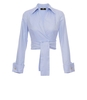 CAMICIA CROP CON FUSCIACCA AZZURRA ELISABETTA FRANCHI