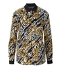 CAMICIA LOGO BRUSH COUTURE NERA VERSACE JEANS COUTURE