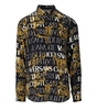CAMICIA LOGO COUTURE NERA VERSACE JEANS COUTURE