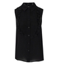 CAMICIA SMANICATA NERA TWINSET