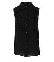 CAMICIA SMANICATA NERA TWINSET