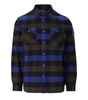 CAMICIA TRAIL BUFFALO BLU MILITARE NERO WOOLRICH