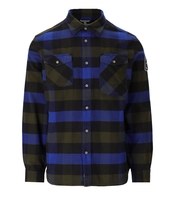 CAMICIA TRAIL BUFFALO BLU MILITARE NERO WOOLRICH