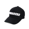 CAPPELLO BASEBALL NERO LOGO BIANCO DSQUARED2