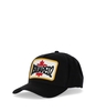 CAPPELLO DA BASEBALL D2 PATCH NERO DSQUARED2