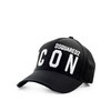 CAPPELLO DA BASEBALL ICON NERO BIANCO DSQUARED2
