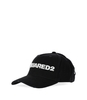 CAPPELLO DA BASEBALL NERO CON LOGO DSQUARED2