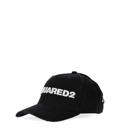 CAPPELLO DA BASEBALL NERO CON LOGO DSQUARED2