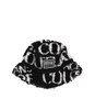 CAPPELLO LOGO TEDDY NERO BIANCO VERSACE JEANS COUTURE