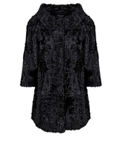 CAPPOTTO ASTRAKAN NERO FRAME