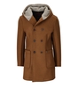 CAPPOTTO CON CAPPUCCIO KIN TABACCO BOB
