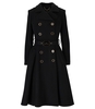 CAPPOTTO DOPPIOPETTO CON BOTTONI NERO ELISABETTA FRANCHI