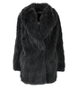 CAPPOTTO IN ECOPELLICCIA GRIGIO ANTRACITE WEILI ZHENG