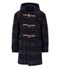 CAPPOTTO MONTGOMERY A QUADRI CUFF BLU BOB