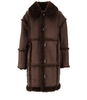 CAPPOTTO REVERSIBILE SAMIRA MARRONE SCURO STAND STUDIO