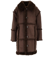CAPPOTTO REVERSIBILE SAMIRA MARRONE SCURO STAND STUDIO