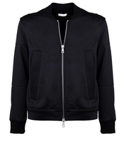 CARDIGAN BOMBER NERO PAOLO PECORA