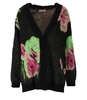 CARDIGAN CRAZY FLOWERS NERO TWINSET