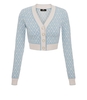CARDIGAN CROP CARTA DA ZUCCHERO ELISABETTA FRANCHI