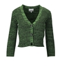 CARDIGAN IN MAGLIA VERDE GANNI