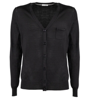CARDIGAN LANA NERA PAOLO PECORA