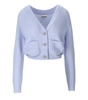 CARDIGAN SOLID AZZURRO GANNI