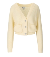CARDIGAN SOLID CREMA GANNI