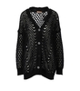 CARDIGAN TRAFORATO NERO TWINSET