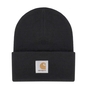 CARHARTT WIP ACRYLIC WATCH BLACK BEANIE