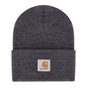 CARHARTT WIP ACRYLIC WATCH DARK GREY HEATHER BEANIE